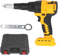 Brilluxa Cordless Rivet Gun, 20V Electric Riveter Tool for DCB206 DCB207 DCB208 Battery, Brushless Auto Pop Rivet Gun 3.2–4.8mm with LED Light