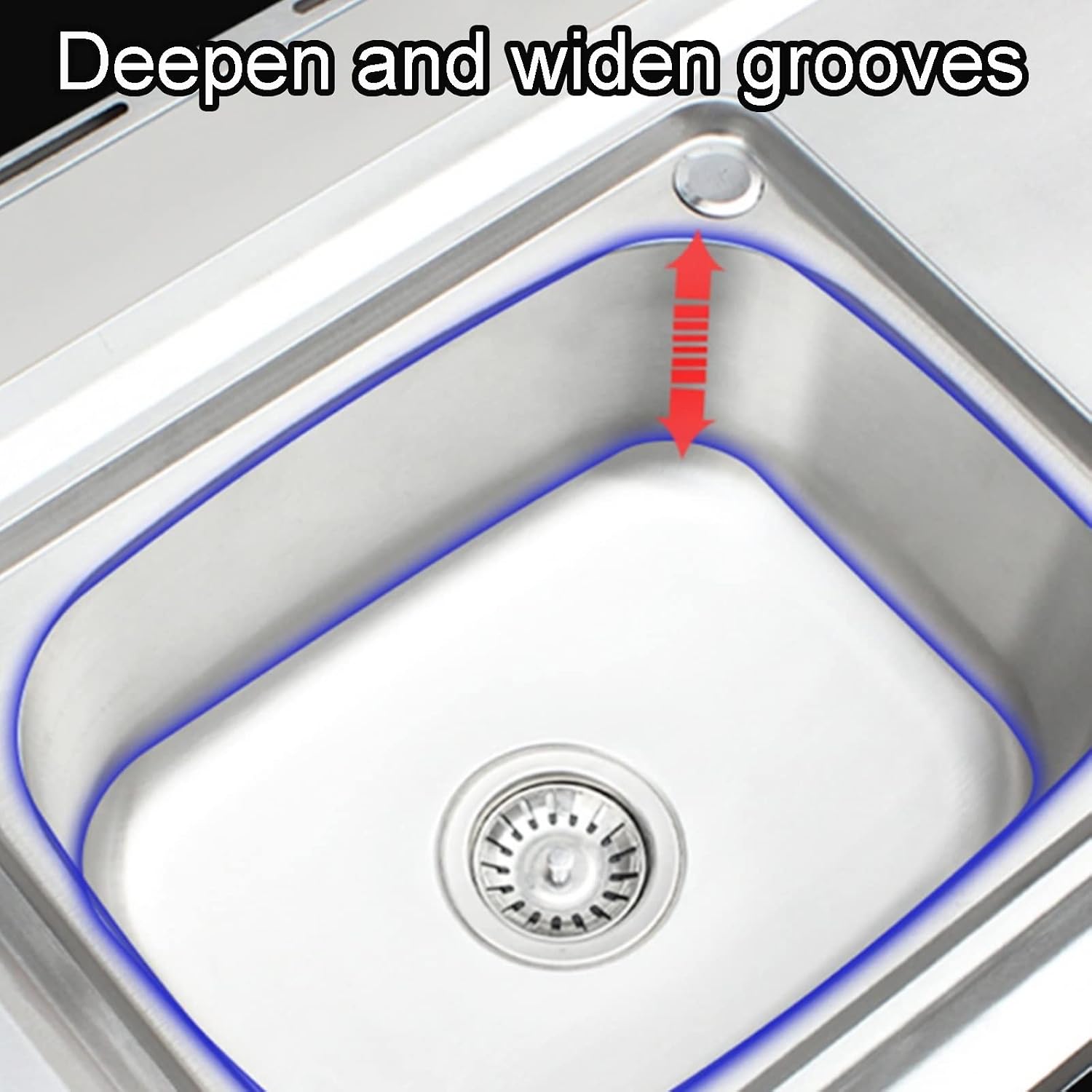 Movable Stainless Steel Kitchen Sink, Commercial 304 Stainless Steel Single Sink Bowl Restaurant Table Utility Sink Washing Hand Basin W/Faucet for Indoor Outdoor