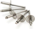 Stainless Steel Pop Rivets 3/16 Diameter (#6) Large Flange Blind Rivets 6-8LF, 3/16' x 1/2' Grip (0.376-0.500) Qty 250