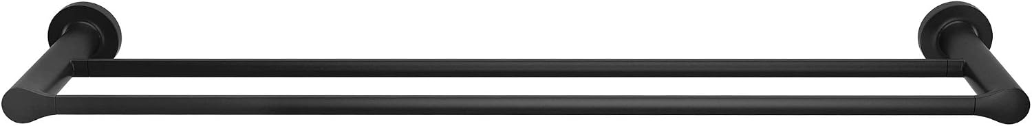 American Standard 7105224.243 Studio S 24 Inch Double Towel Bar, Matte Black
