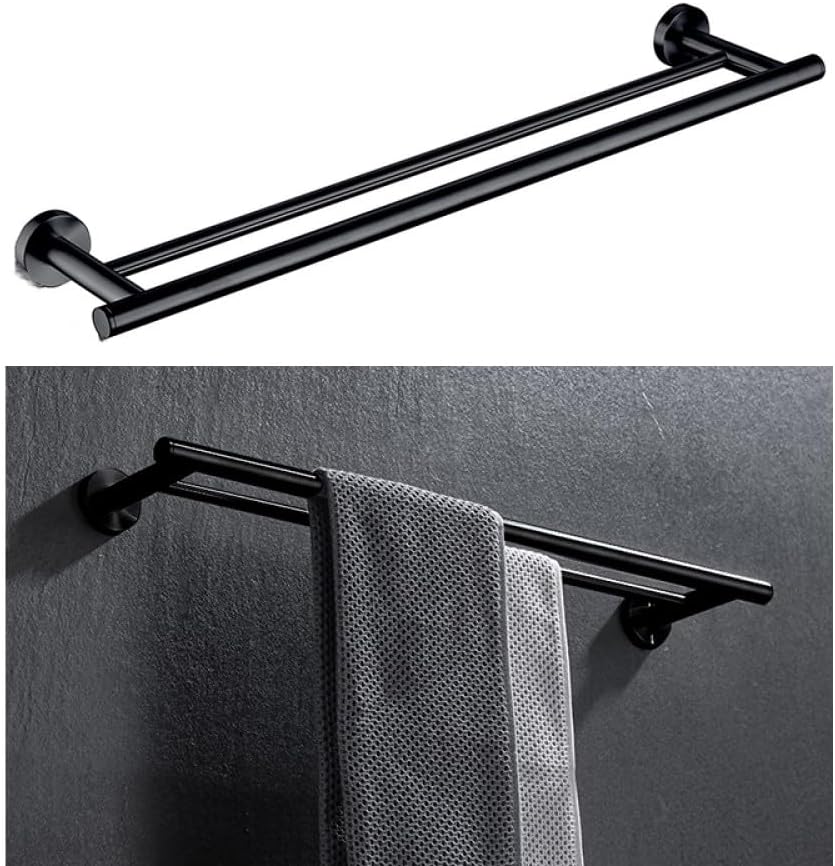 Stainless Steel Bathroom Hardware Set Bathroom Accessories Black Towel Rail Bar Rack Gold Towel Bar Shelf Towel Holder,002YB