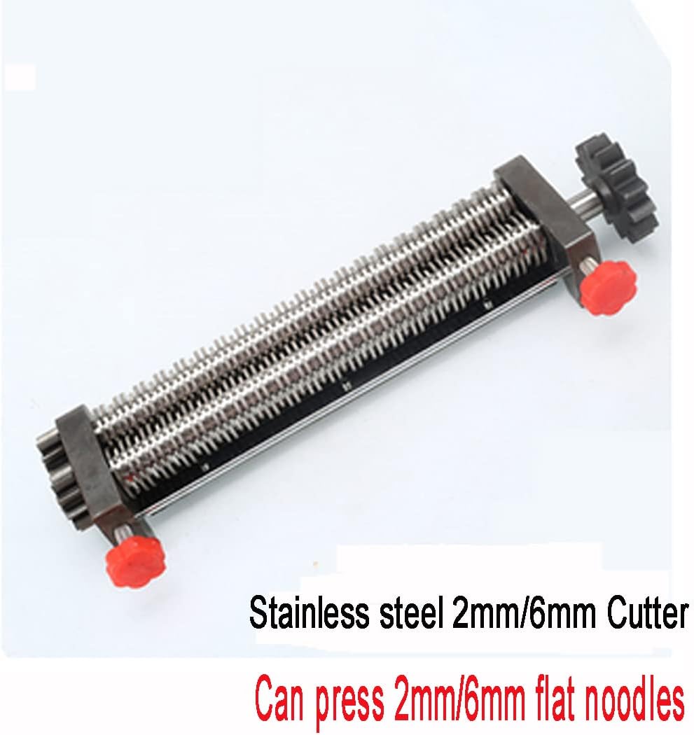 Noodle Cutter 2mm/6mm for 240 Model 110V Stainless Steel Electric Noodle Making Pasta Maker, Noodle Width 24CM, Knife Length 24CM, Noodle Machine Accessories(Just Include Cutter 2mm/6mm)