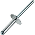 Large Flange Pop Rivets 3/16' x 1/2' Aluminum Body Steel Mandrel (6-8) Pack of 1000 Fastener Set LS18552F