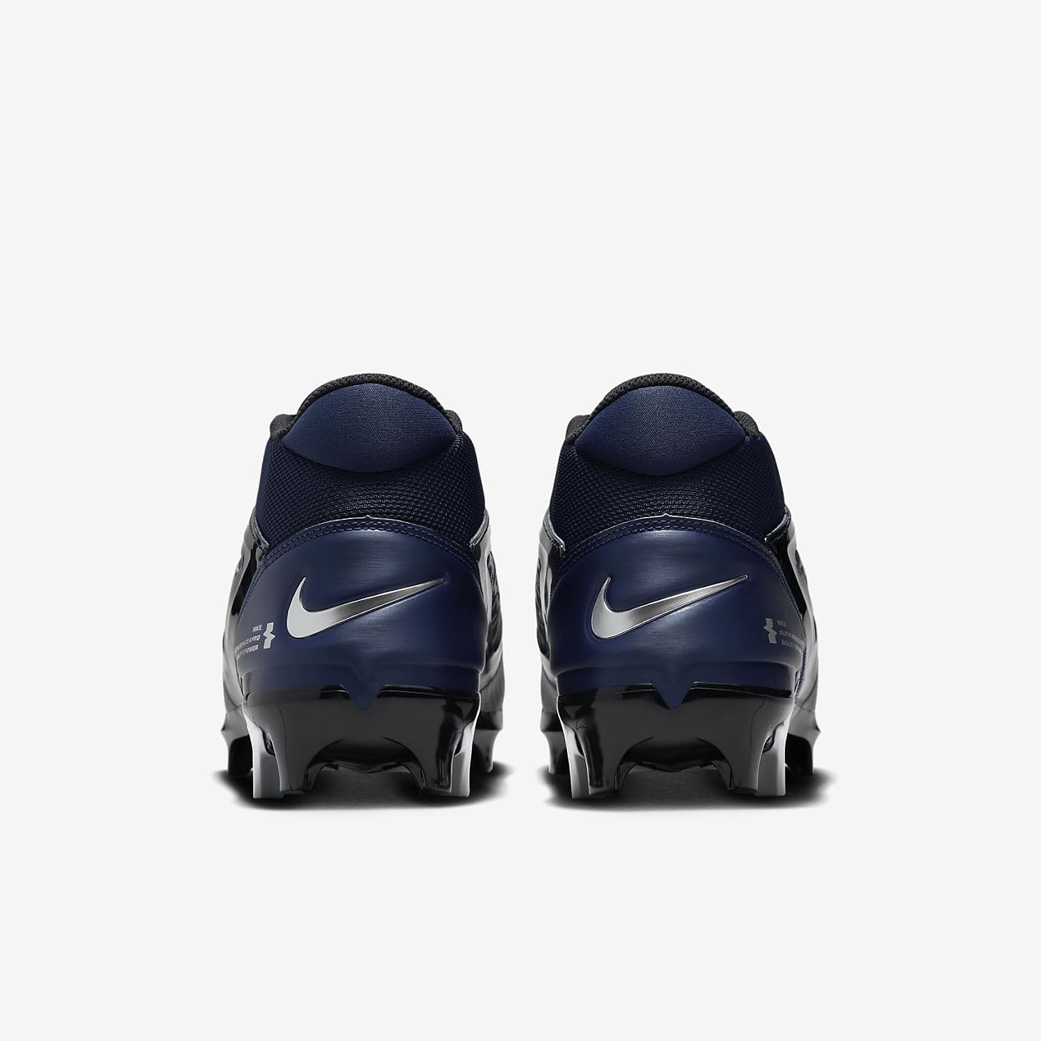 Nike Alpha Menace 4 Pro Football Cleats (FD7037-401, Midnight Navy/Metallic Silver) Size 11