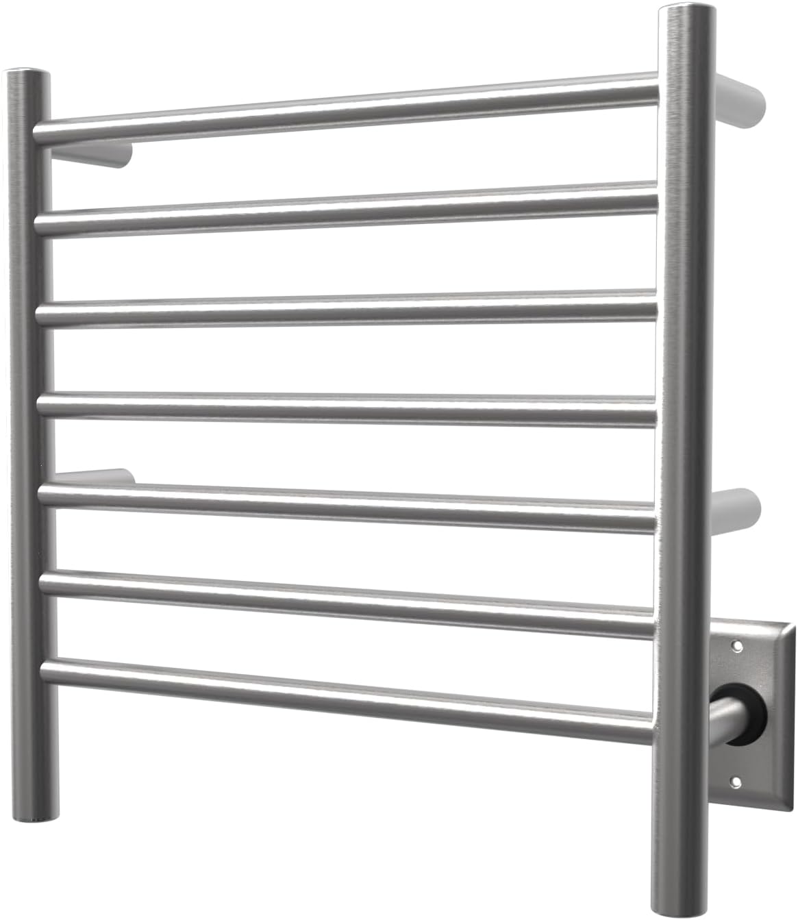 Amba RWHS-SB Radiant Small Hardwired Plug-in Combo 7 Bar Towel Warmer in Brushed