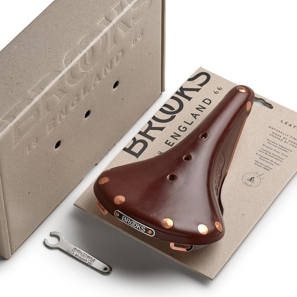 Brooks England B17 Special, Leather Bike Saddle with Hand-Hammered Copper Rivets