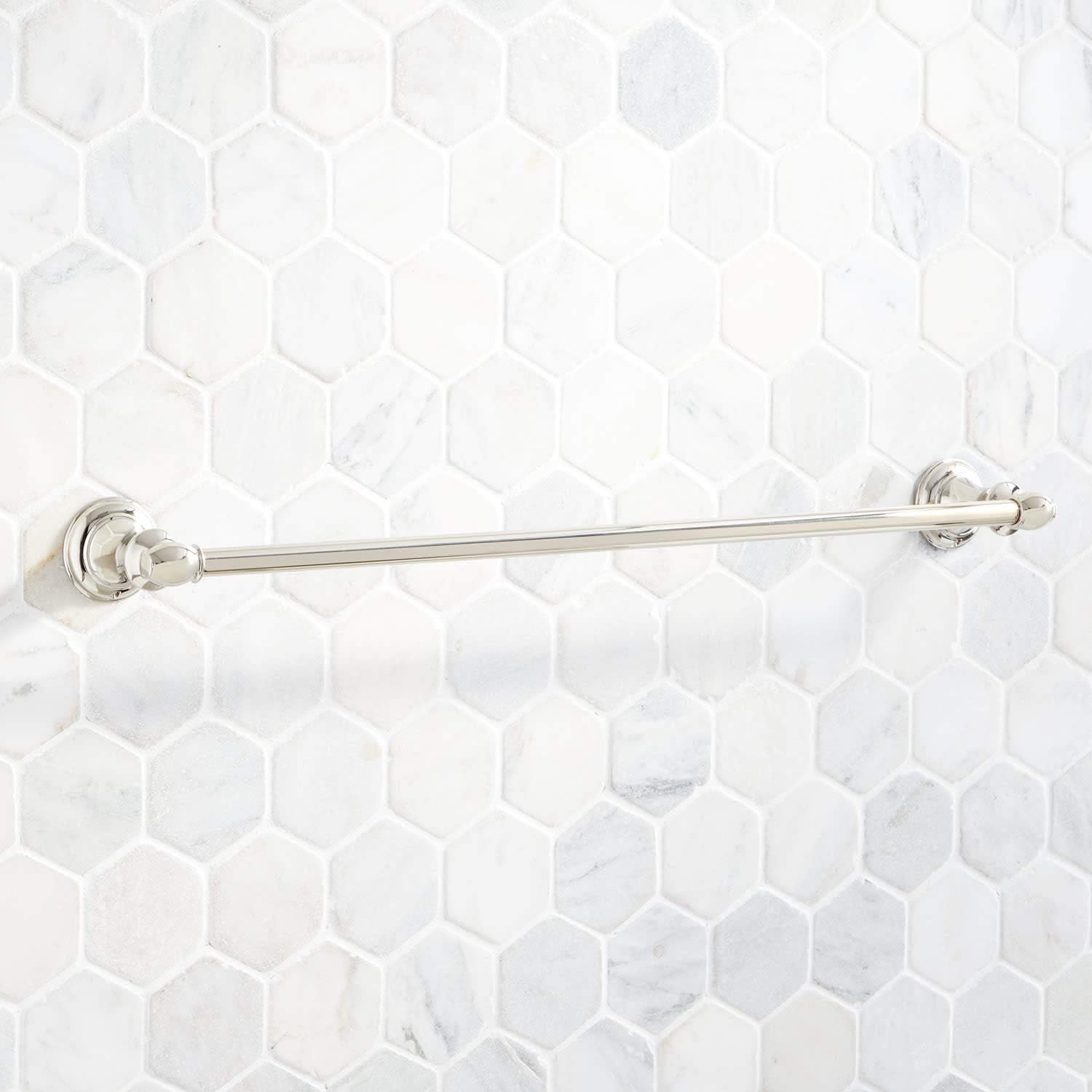 Signature Hardware 948233-18 Beasley 18' Towel Bar - Aged Brass