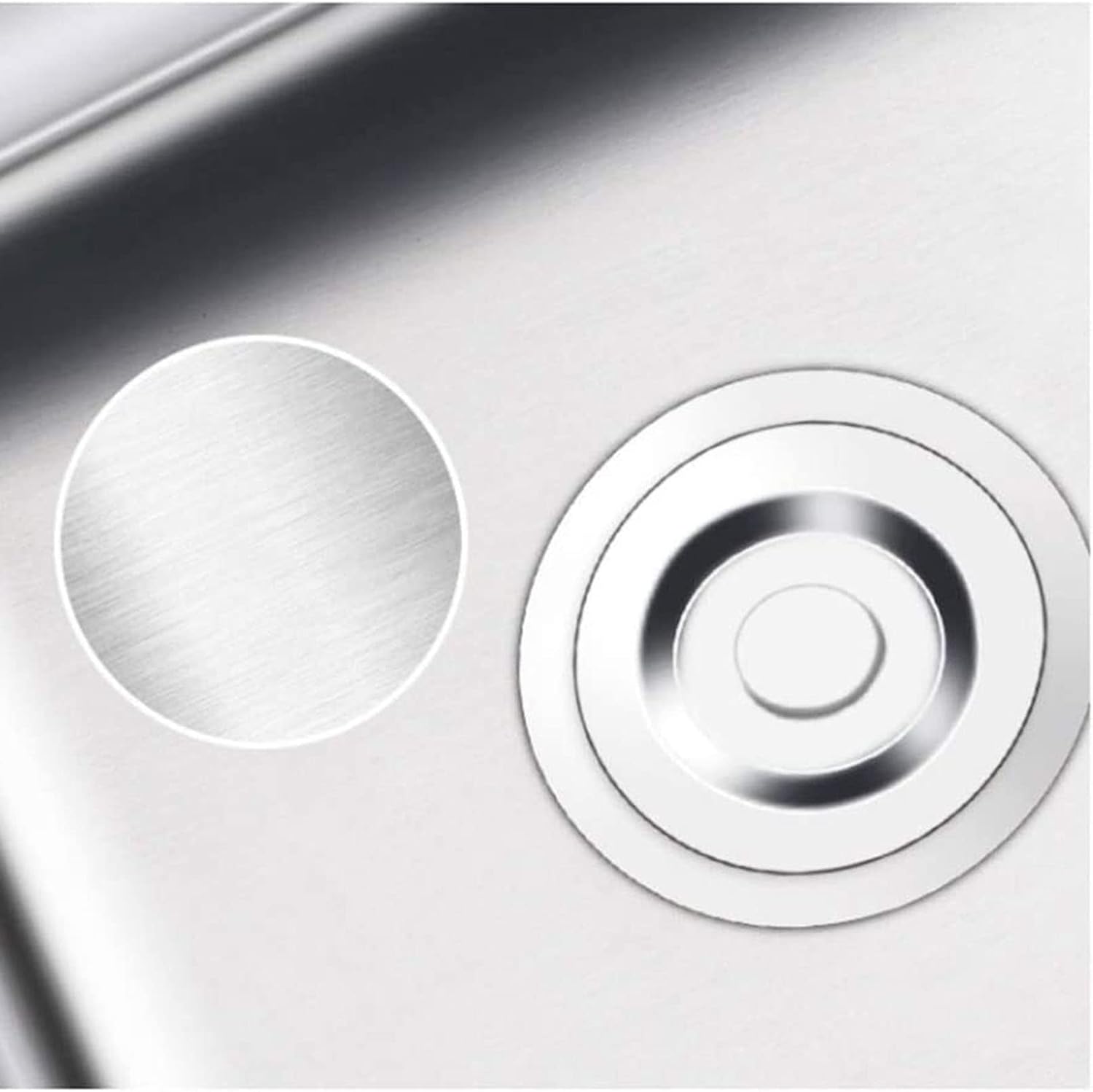 Commercial Kitchen Sink 304 Stainless Steel Free-Standing Utility Sink Set Single Bowl Sink for Garage, Restaurant, Bar, Laundry Room, Indoor Outdoor