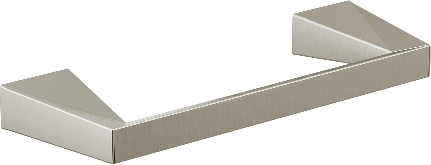 Delta Trillian (1-Pack) 8'' Towel Rack for Bathroom Brilliance Stainless Steel Towel Bar for Bathroom Wall Hand Towel Holder Rod Wall Mounted Kitchen Towel Holder 74308-SS