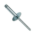 Large Flange Pop Rivets 3/16' x 1/2' All Steel (6-8) Dome Head Qty 500 Durable Fasteners for Construction Automotive Repair Machinery Assembly Improvement Projects