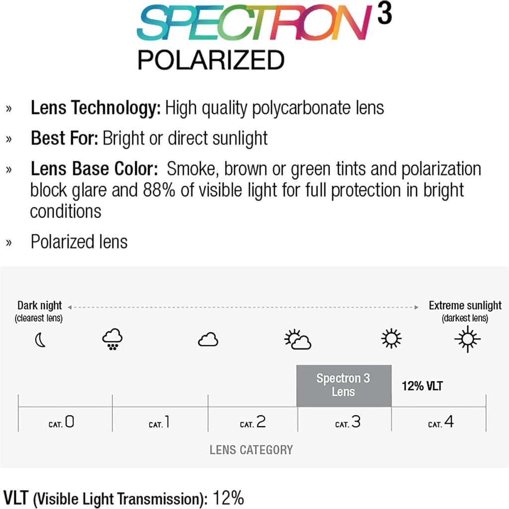 Julbo Cham Glacier Glasses for Men & Women w/Removable Side Shields for Hiking, Snow/Glare - 100% UV Protection