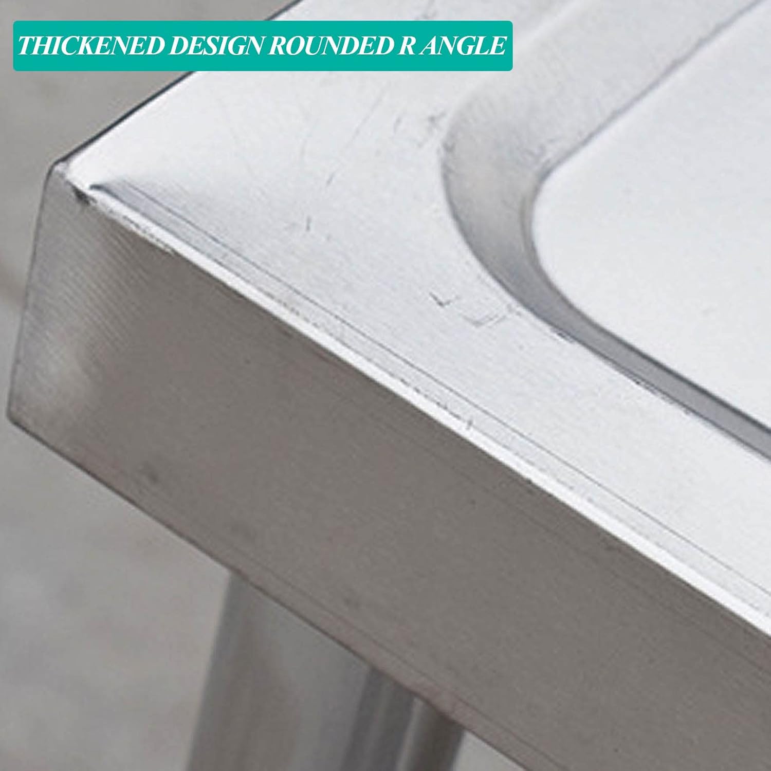Commercial Kitchen Sink, 304 Stainless Steel Single Bowl Sink, Free Standing Prep & Utility Sink, Washing Hand Basin for Restaurant, Laundry, Garden, Outdoor