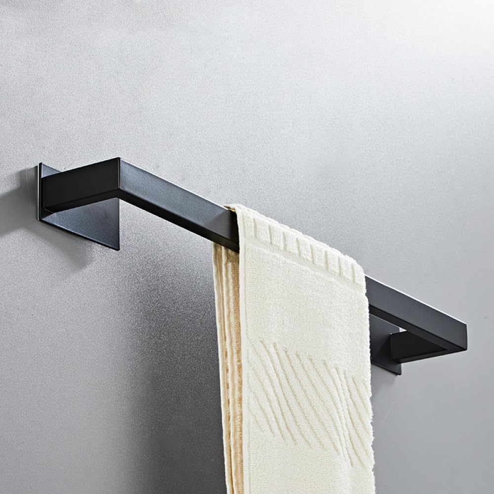 Bathroom Hardware Set Black Robe Hook Towel Rail Bar Rack Bar Shelf Tissue Paper Holder Toothbrush Holder Bathroom Accessories,B 4 Pieces