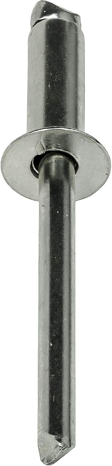 Stainless Steel Pop Rivets 3/16' x 1/2' Flat Countersunk Head Blind 6-8 Quantity 250 HQ