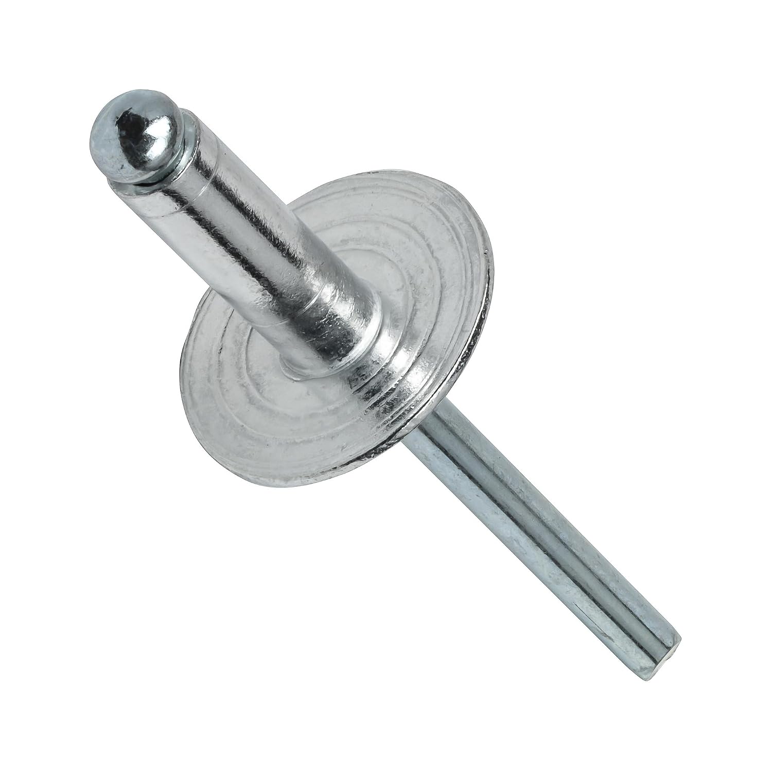Large Flange Pop Rivets Aluminum Body Steel Mandrel Dome Head Blind Rivet Size (4-8) 1/8' x 1/2' Qty 1000 Threaded Fasteners for Mechanical Repair Universal Multi-Purpose Replacement Parts