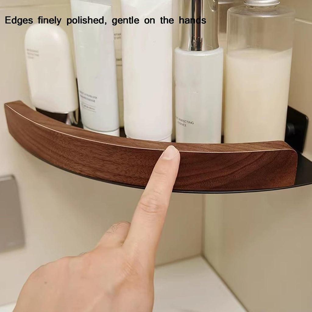 Bathroom Corner Shelf, Wall-Mounted StorageKitchen, Utility Rack Stylish Shower Caddy, for Bedrooms, Kitchens and Sink Units(30.5 * 3 * 3)