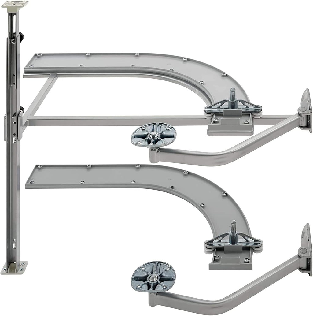 Rev-A-Shelf Maple Two-Tier Cloud Optimizer for 15' Left Opening/Blind Right Corner Cabinets