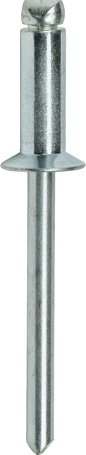 Steel Pop Rivets 3/16' x 1/2' Flat Countersunk Head Blind 6-8 Quantity 500 HQ