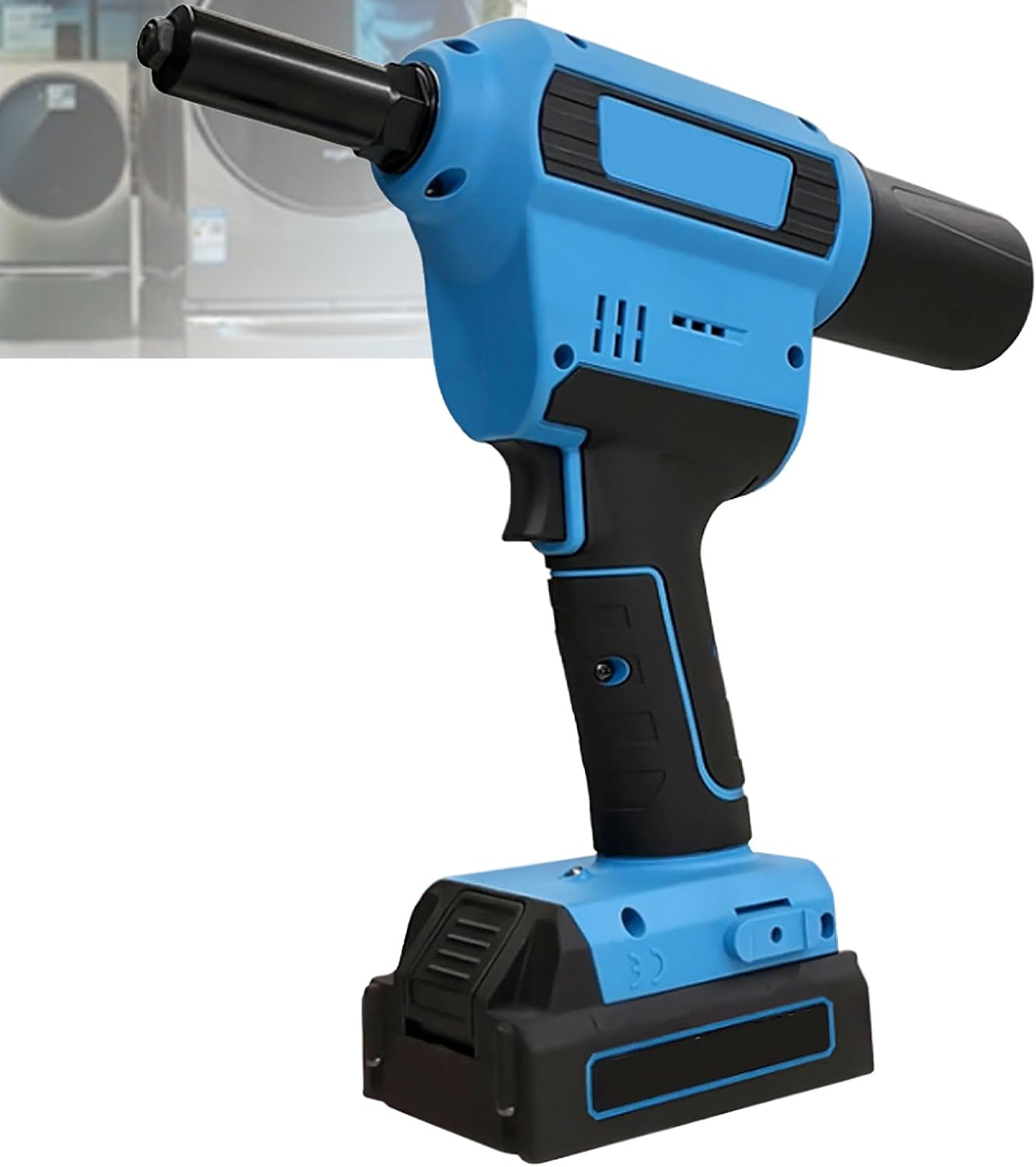 Riveting Pliers Brushless Electric, Battery Riveter, Battery Powered Pop Rivet Gun, Cordless Brushless Electric Rivet Gun, for Rivet Nuts