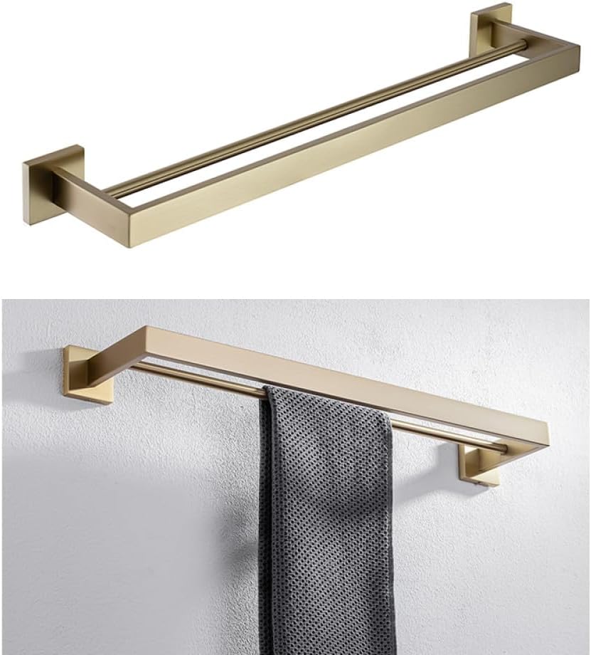 Stainless Steel Bathroom Hardware Set Bathroom Accessories Black Towel Rail Bar Rack Gold Towel Bar Shelf Towel Holder,002FG