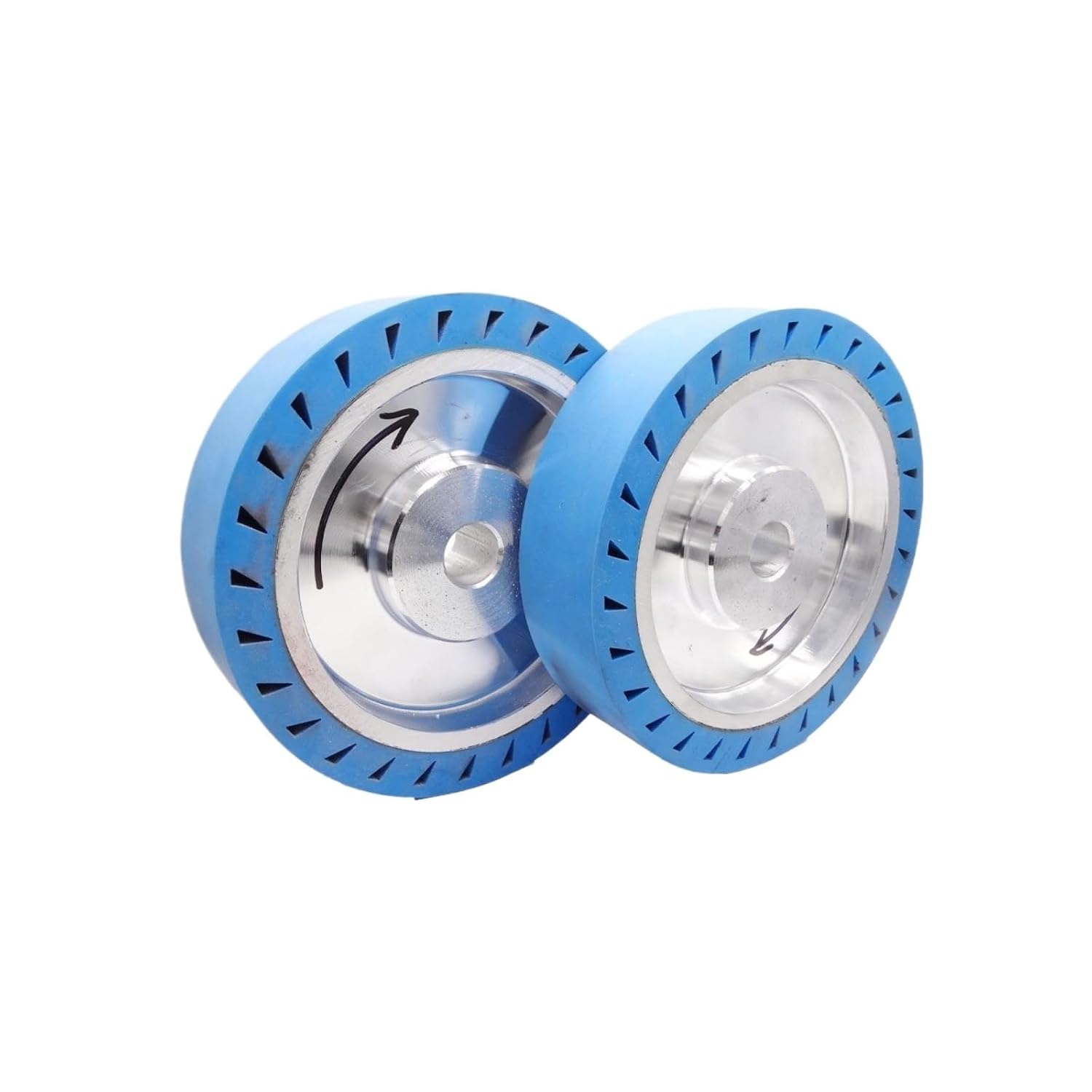 1PCS Gemstone Grinding with Sanding Belt Machine Diamond Rubber Polishing Wheel(8inch (200mm) x50mm,Hole 25mm)