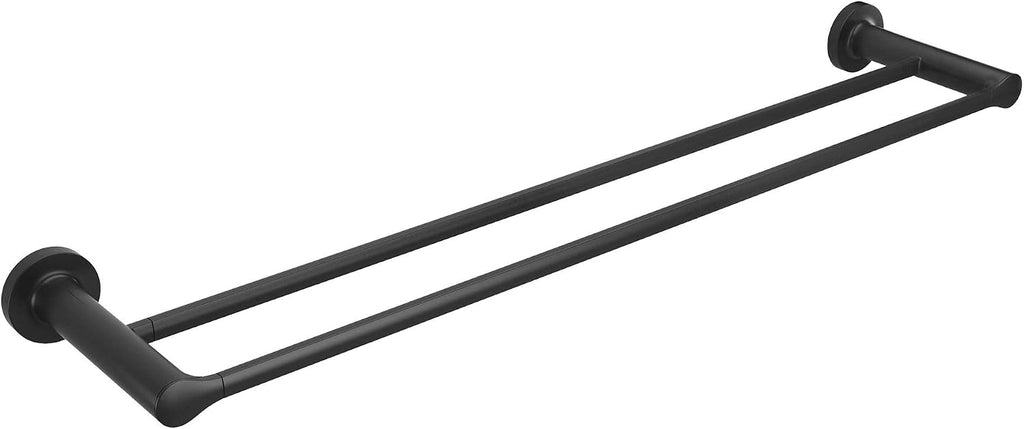 American Standard 7105224.243 Studio S 24 Inch Double Towel Bar, Matte Black