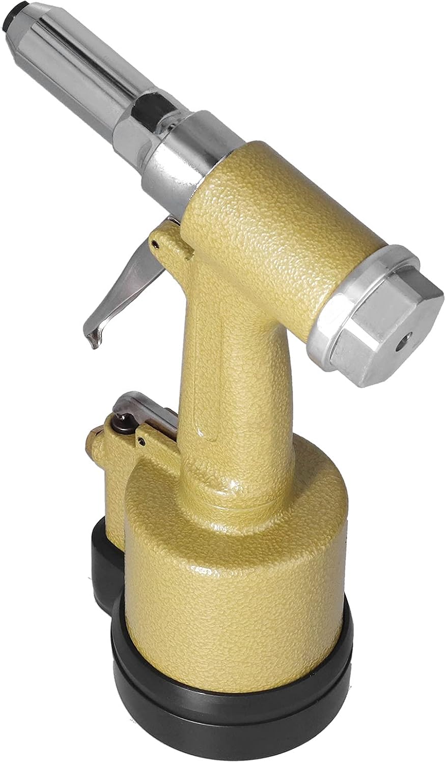 Pneumatic Rivet Gun, KP-701 Hydraulic Air Riveter and Riveting Tool Kit, Short Cylinder Blind Rivet Gun Set for Metal Sheet Fastening and Auto Body Repair, American Style