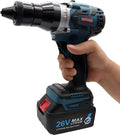 Cordless Rivet Nut Tool Kit Electric Pop Rivet Gun - 26V Portable Auto Riveter with LED Light, Memory Chips, No Cable Limits, 3s Riveting for Professional Mechanics & Metal Workers Completeset