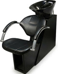 Professional Salon Shampoo Backwash Unit with Adjustable Tilt ABS Bowl, Triple Certified Vacuum Breaker, Includes 6 Microfiber Towels