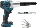26V Brushless Cordless Rivet Gun, Electric Blind Riveter Tool Kit - Battery Powered Pop Rivet Gun, 3.2/4.0/5.0mm Rivet Fit, Quiet No-Carbon-Brush Design for Daily & Professional Use Baremachine