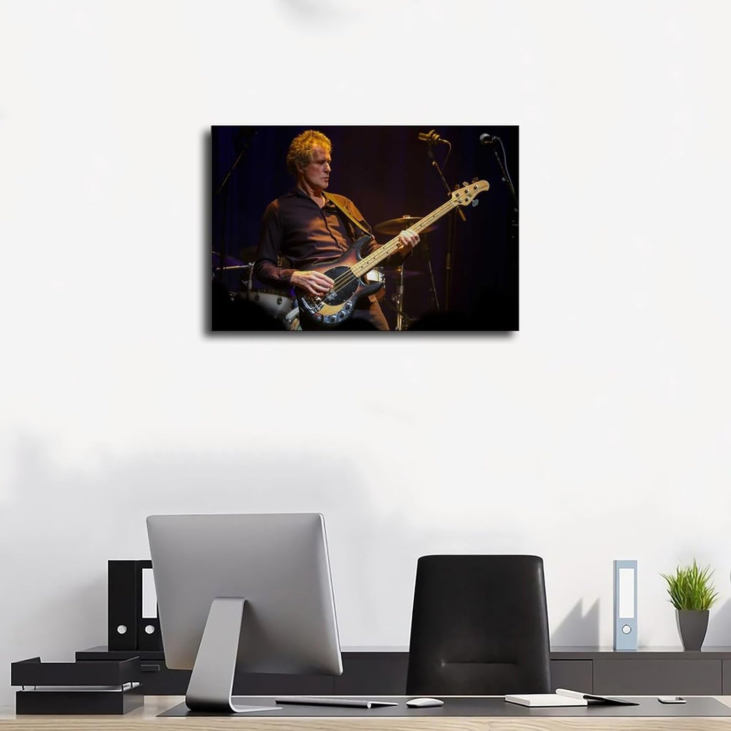 TONITOTA John_Illsley Rock Scene Classic Canvas Poster | Retro Historical Black And White Photos | Wall Art | Kitchen | Bathroom Decor | Frame 24x36inch