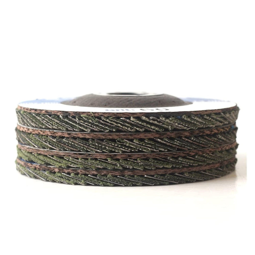 Electroplated Dry Wet Flap Disc 4.5 Inch Diamond Polishing Wheels for Grinder - 60#-400# Grit for Metal, Glass, Stone,(Grit 60-100-200-400)