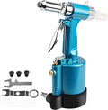 Pneumatic Blind Rivet Gun 2.4-4.8MM Heavy Duty Air Hydraulic Riveter-Professional Pop Pneumatic Riveting Gun Rivet Tool Accessories DIY