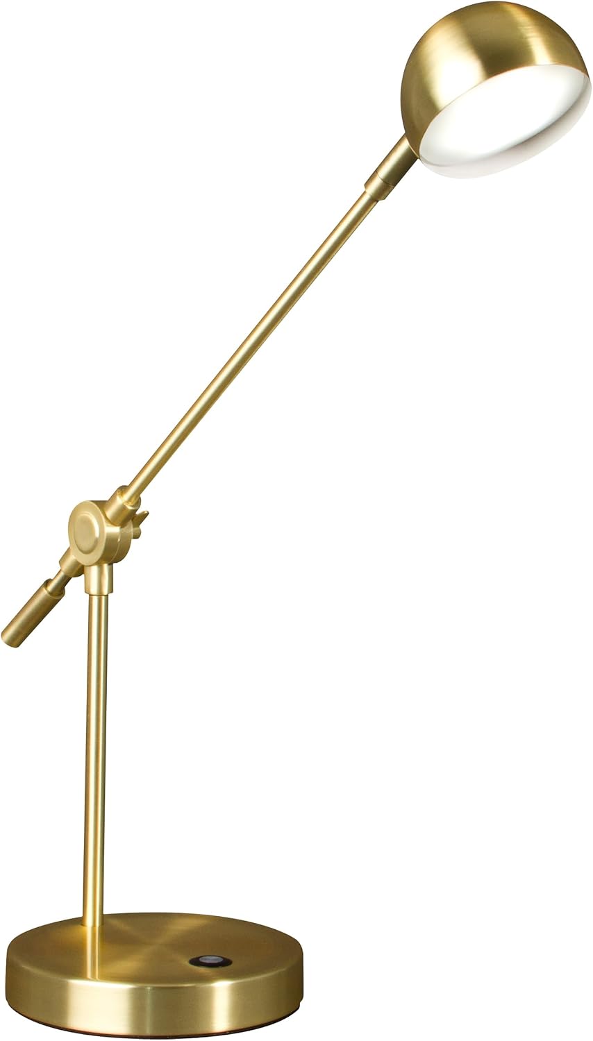 OttLite Direct LED Desk Lamp with USB Port - Modern, Adjustable, Desk Light