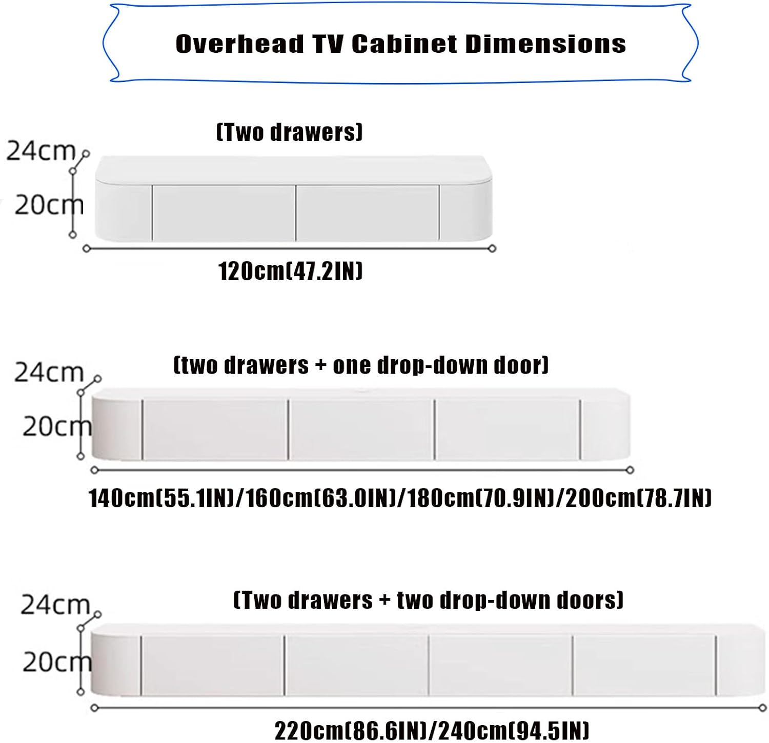 Floating TV Stand Large Floating TV Shelves Wall Mounted Multi Storage Compartment TV Media Console Floating TV Cabinet Bench Under TV Storage TV Lowboard (Wood Colour, 63.0 * 7.9 * 9.4 in)