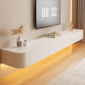 Floating TV Stand Wall Mounted Floating Wall Mounted TV Console Floating TV Shelf Entertainment Center Media Console for Under TV for Living Room & Office