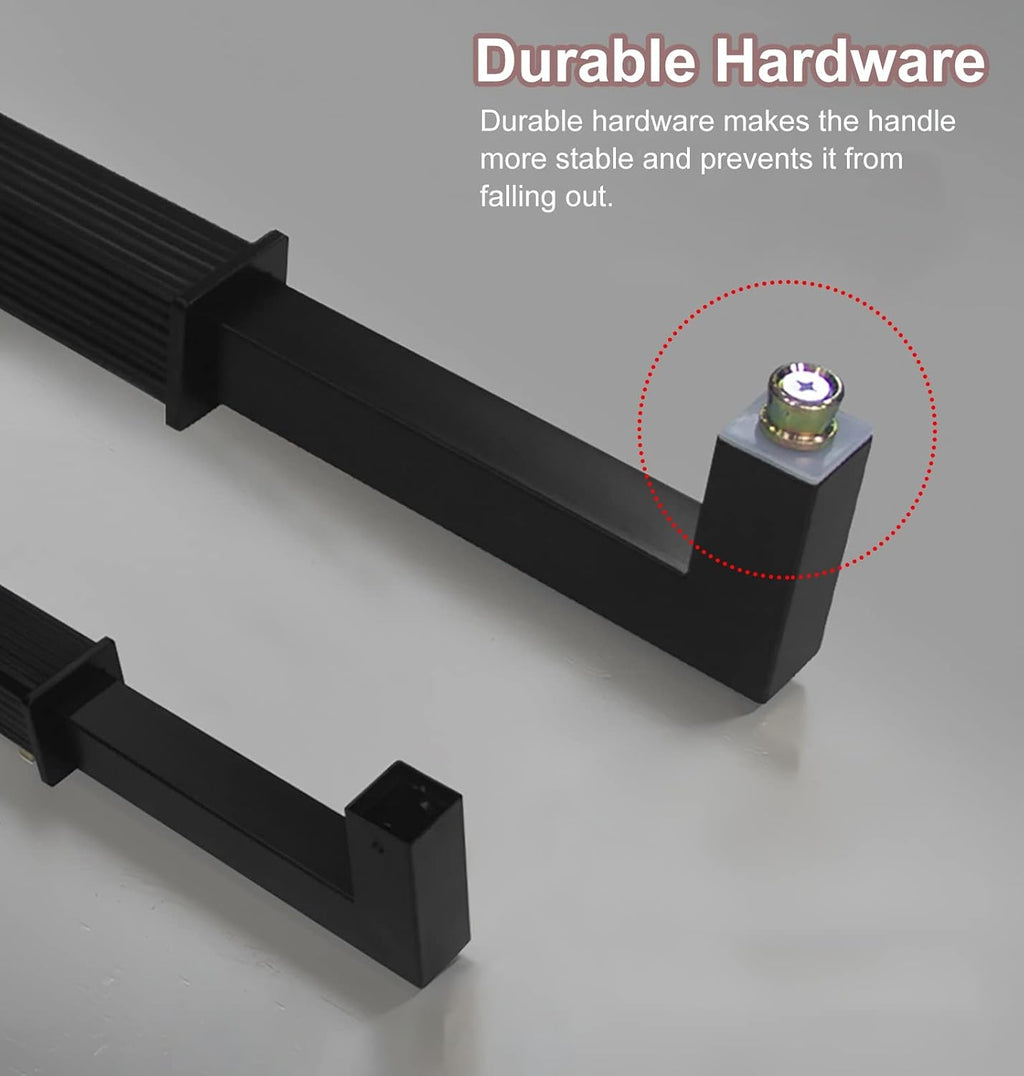 Sliding Barn Door Handle Pull Set Two Sided Push Pull Door Handle for Interior/Exterior Doors Perfect for Shower Doors Home Office Kitchen Bathroom WC Includes Screws Stylish and D
