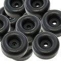 Red Hound Auto Bulk Case of 220 Rubber Bumpers for Trailer Compatible with Ramp Door Truck 2.5 Inches Round Replacement Cargo Stop