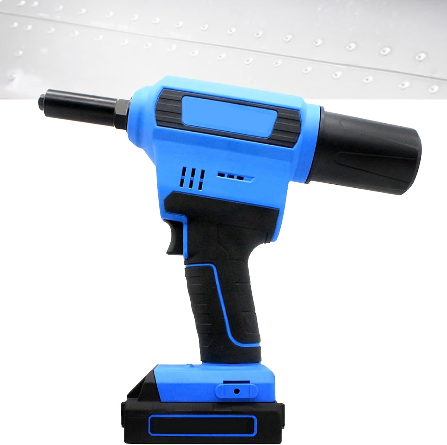 Gun Full-Automatic Brushless Motor Industrial, Battery Powered Pop Rivet Gun, Lithium-Ion Intelligent Automatic Electric Rivet Gun