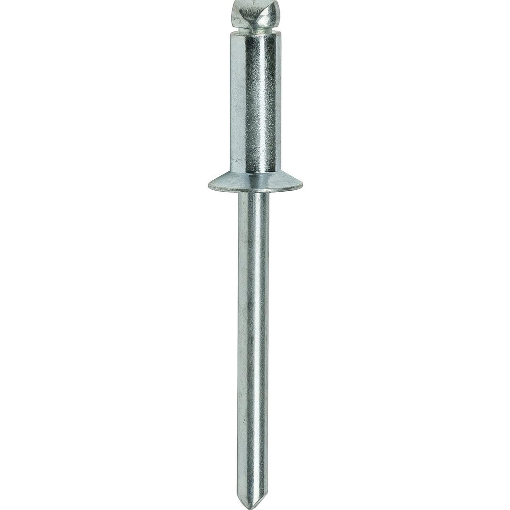 DIY Man - Aluminum Pop Rivets 3/16' x 1/2' Steel Mandrel Flat Countersunk Head Quantity 500 D&J