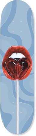 Trendy Pop Acrylic Wall Art Die-Cut Easy-to-Hang, 1 Panel 8' x 32', Lollipop Lips Skateboard