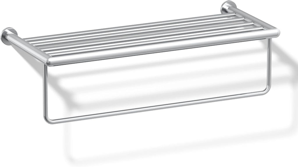 KOHLER Towel Rack by, Bathroom Towel Shelf Hotelier, Kumin Collection, Polished Chrome, K-24552-CP