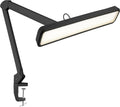 Neatfi XL 2,500 Lumens 30W LED Task Lamp with Clamp | 324 SMD LEDs | CCT | 5 Light Modes | 3000K–6000K | Dimmable | Adjustable Arm with Clamp | Desk Light for Home (Black, 22-Inch Wide Shade)