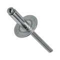 Large Flange Aluminum Pop Rivets All Dome Head Blind Rivet Size (6-8) 3/16' x 1/2' Qty 500 Threaded Fasteners for Mechanical Repair Universal Multi-Purpose Replacement Parts