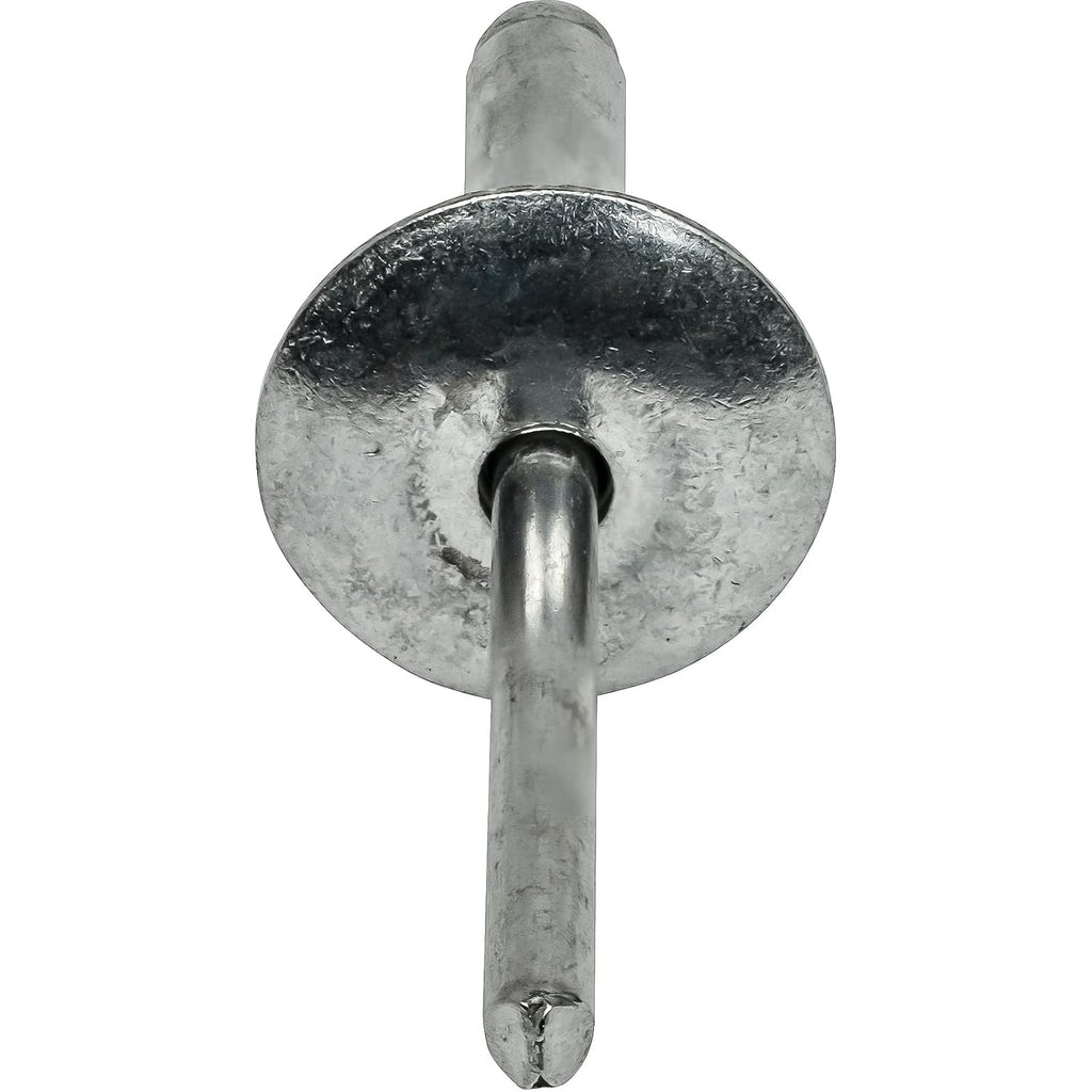 DIY Man - Large Flange Pop Rivets 3/16' x 1' Aluminum Dome Head (6-16) Blind Quantity 500 D&J