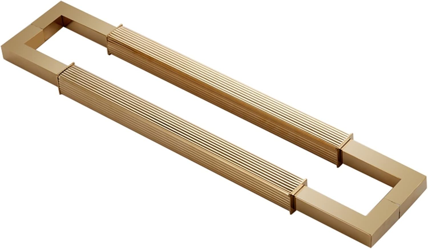 Sliding Barn Door Handle Pull Set Two Sided Push Pull Door Handle for Interior/Exterior Doors Perfect for Shower Doors Home Office Kitchen Bathroom WC Includes Screws Stylish and D