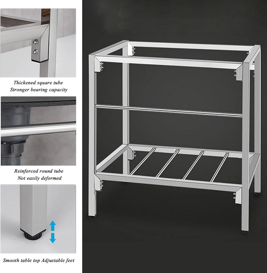 Free Standing Sink | Single Bowl Sink | Utility Prep Sinks | 1 Compartment Commercial Kitchen Sink | 304 Stainless Steel Sink | Extra-Deep Laundry Tub | Indoor-Outdoor Protable