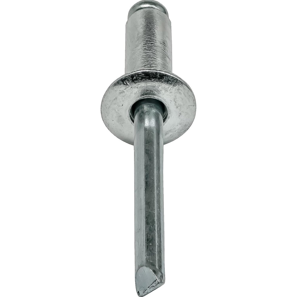 DIY Man - Pop Rivets 3/16' x 3/4' Aluminum Body Steel Mandrel Dome Head Blind Quantity 1000 D&J