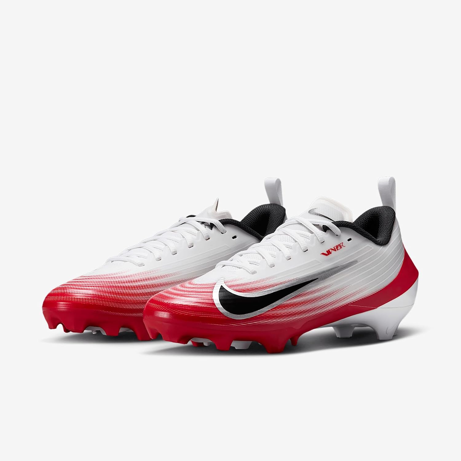 Nike Vapor Speed 3 Football Cleats (FB3303-102, White/University Red/Black)