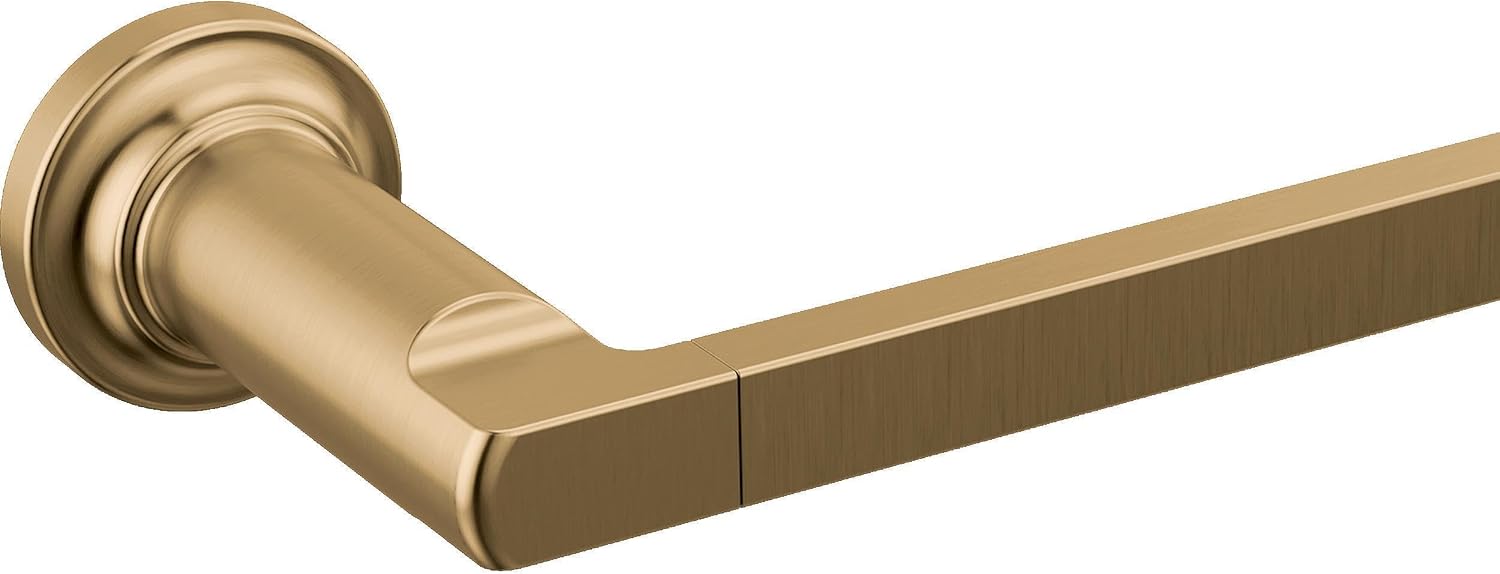 DELTA Faucet 78908-CZ Tetra 8 in. Hand Towel Bar Bath Hardware Accessory in Champagne Bronze (Pack of 3)